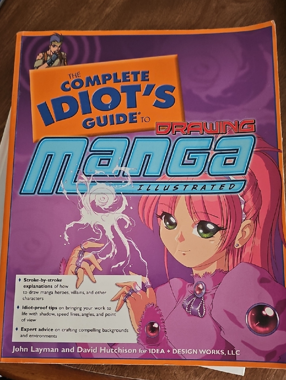 The Complete Idiot's Guide to Drawing Manga Illustrated - Purple Cover